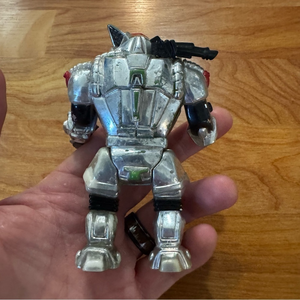 Vtg 1993 Teenage Mutant Ninja Turtles Robotic Rocksteady 4” Figure See Photos - Picture 9 of 13
